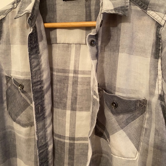 BDG Plaid Button Down - Picture 2 of 3